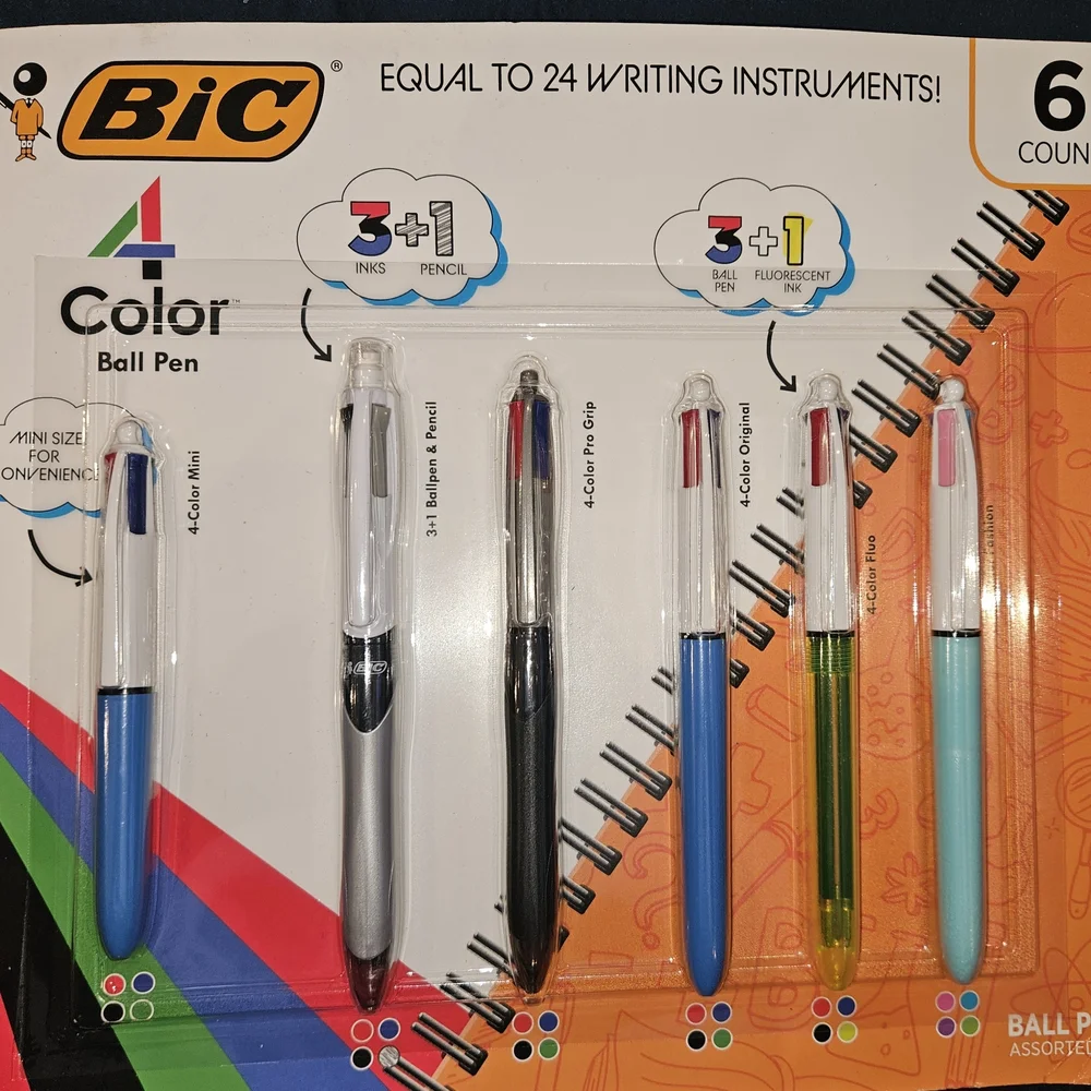 BIC 4-Color Ball Pen Set
